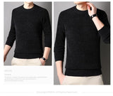 Men's Mink Cashmere O-Neck Sweater