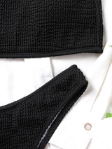 Textured High Cut Bikini