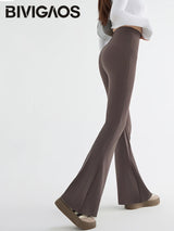 Women Flared Shark Leggings