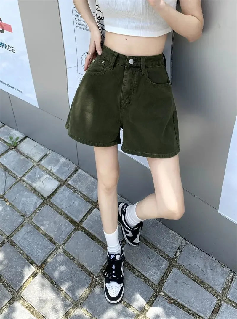 Women's Baggy Denim Short Jeans