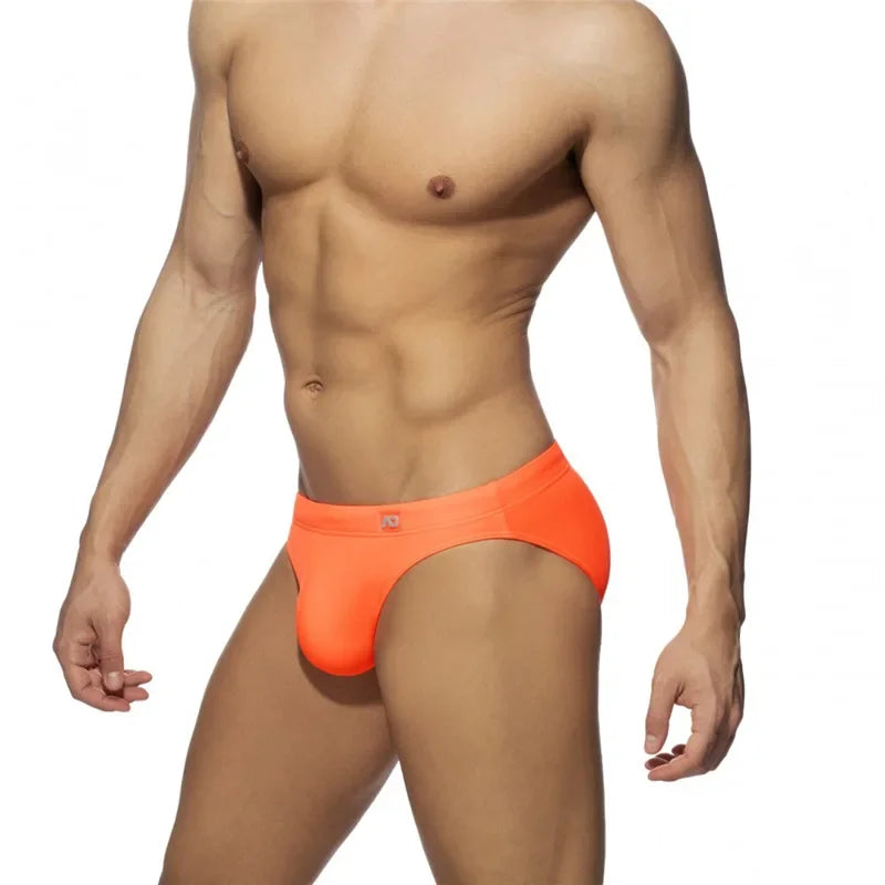Men Neon Bikini Swim Briefs