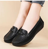 Women Leather Nurse Flats