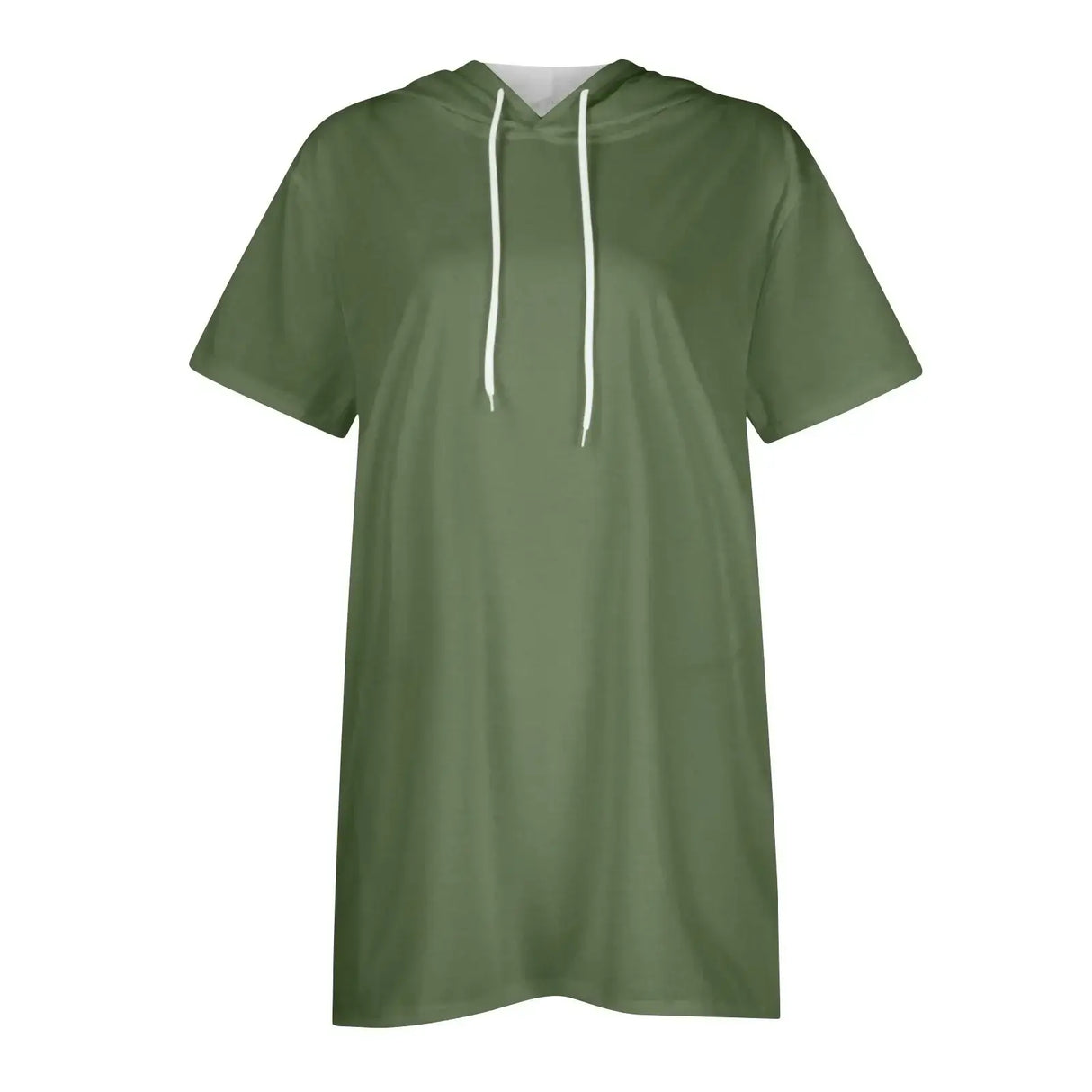 Women Oversized Short Sleeve Hoodie