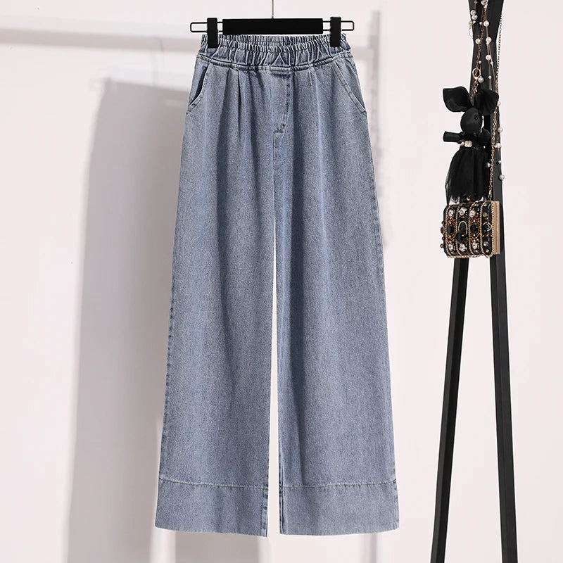 Women's Plus Size Wide Leg Jeans 2025