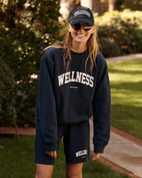 Women Letter Print Sweatshirt Vintage O-Neck Pullover