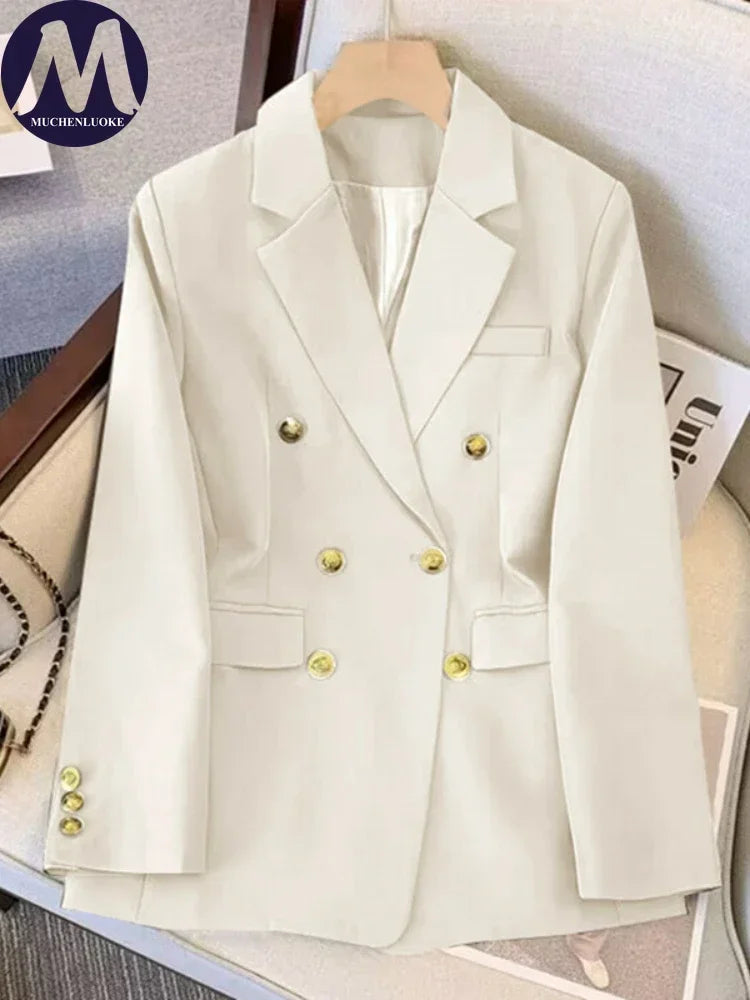 KStyle™ – Korean Slim Fit Blazer (Loose Fit, Temperament Ready, Spring/Fall Wear)