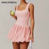 Women Tennis Skirt Yoga Jumpsuit