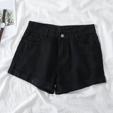 EaseEdge™ – Loose High Waist Denim Shorts 2025 (Chic, Flowy & Cool-Weather Friendly)