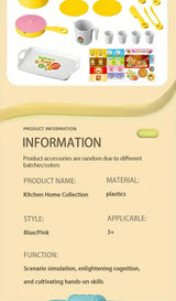 Kids Mini Kitchen Counter Play Set