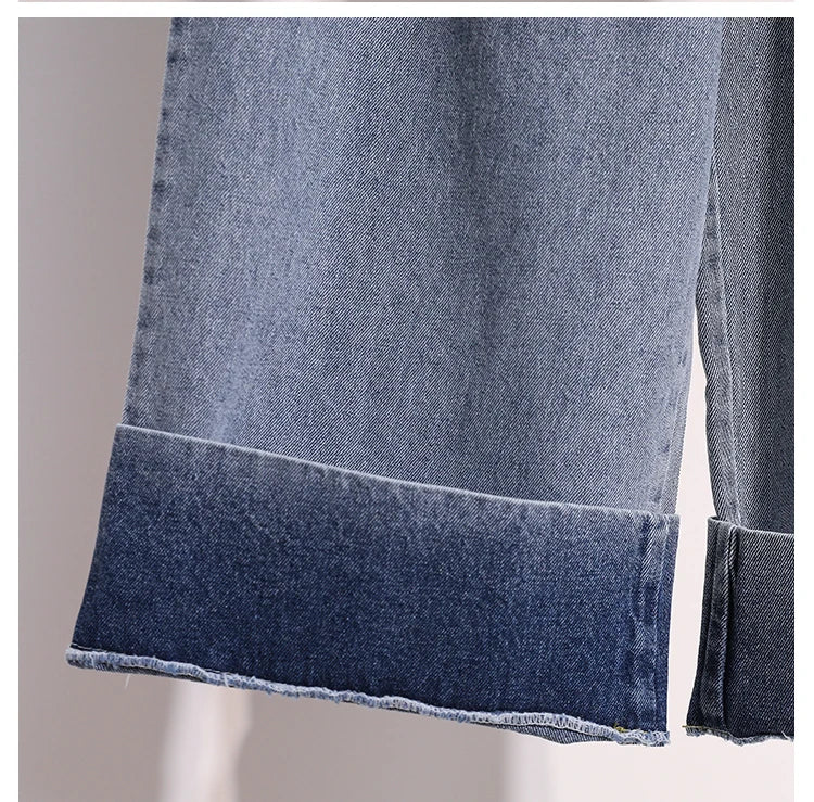 Women's Plus Size Wide Leg Jeans 2025