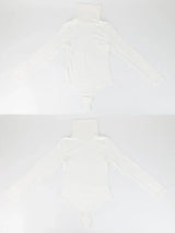 Women High Neck Long Sleeve Bodysuit