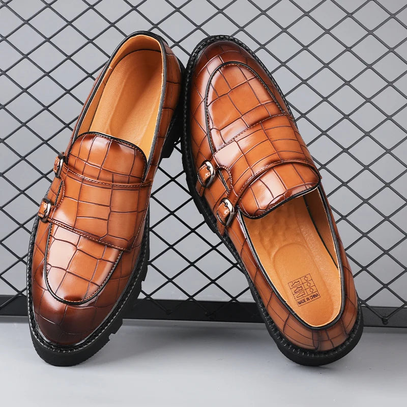 Men Platform Formal Leather Shoes