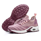 Women Safety Shoes Pink Steel Toe Sneakers