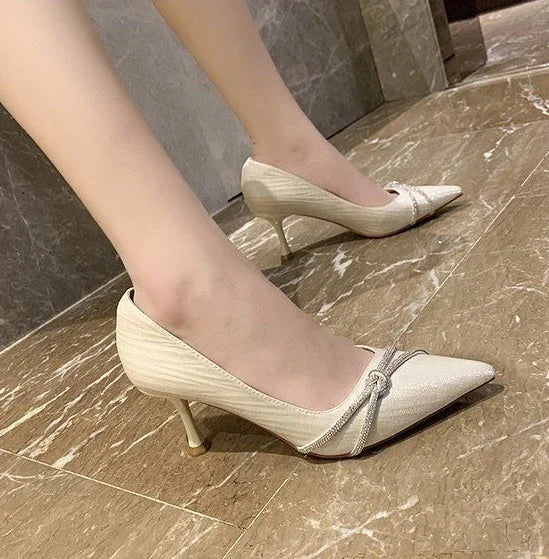 Korean Style Women Pumps Formal Non-Slip Shoes