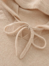 Women's 100% Cashmere Hooded Sweater