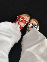 Women Platform Flat Sandals Summer Slides