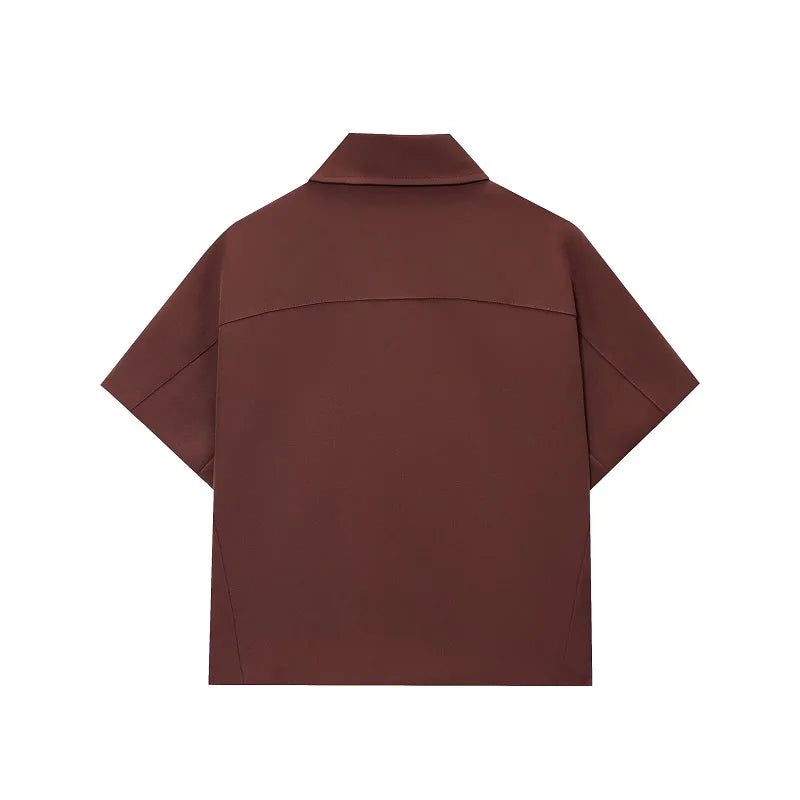 MUJER Cropped Varsity Women's Zipper Jacket