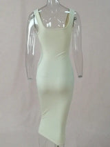 New Sleeveless Full Length Wrapped Women's Dresses