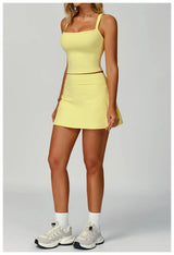 Women Tennis Skirt Sports Set