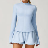 Women Stretch Slim Fit Training Jacket