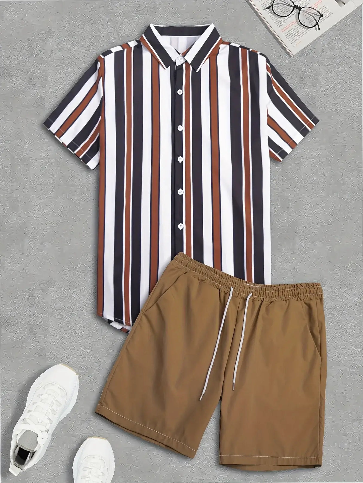 Summer Men Shirt Sets