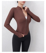 Women Textured Long Sleeve Running Jacket