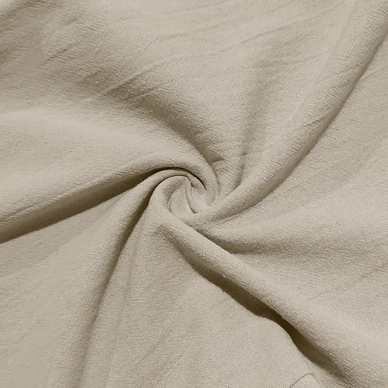 Men Drawstring Linen Pants