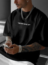 Men Cotton Graphic T-Shirt