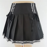 Women Gothic Patchwork Mini Skirt