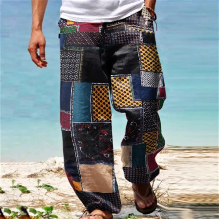 Printed Men’s Casual Pants