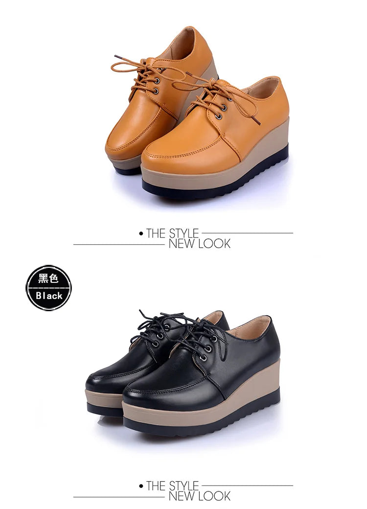 Women Platform Oxfords – 2025
