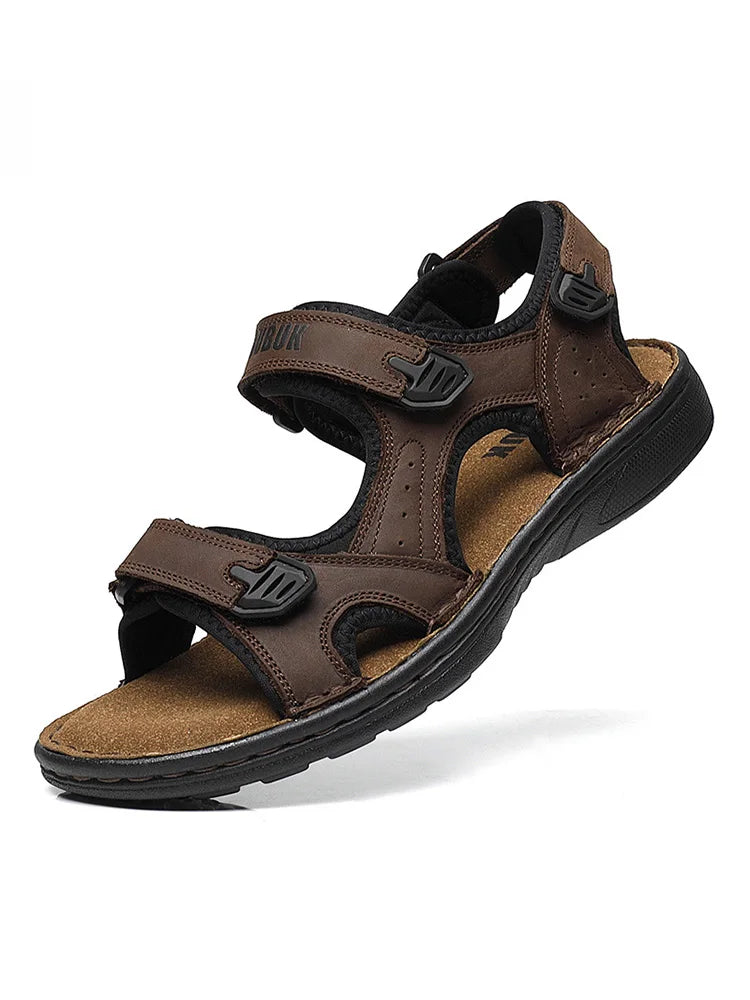 Men Leather Outdoor Sport Sandals