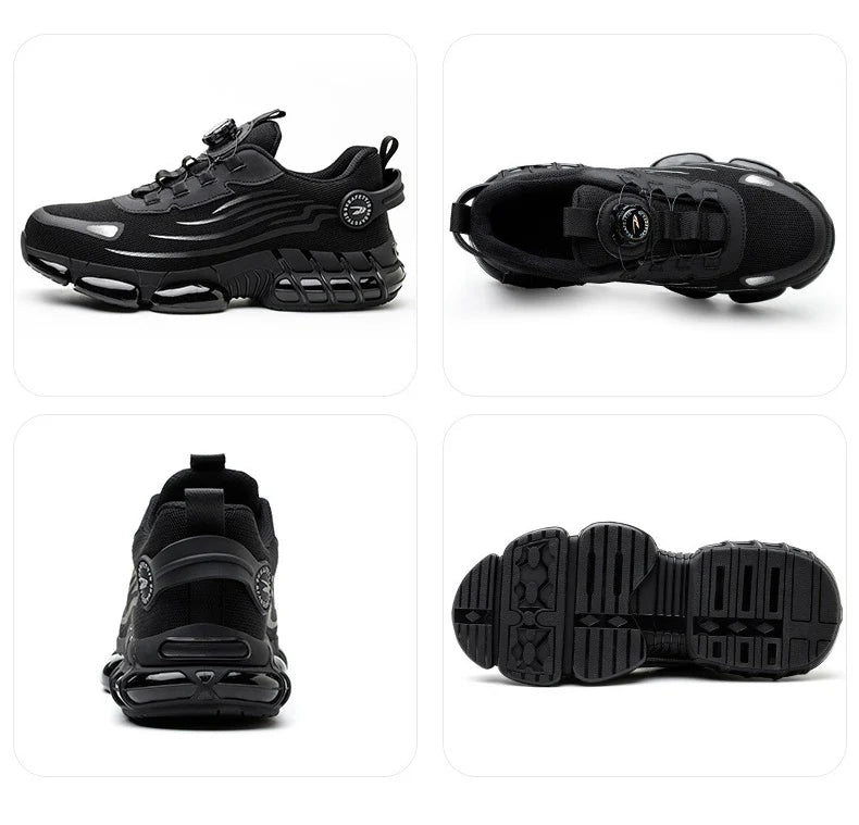 Women Safety Shoes Breathable Mesh Steel Toe Boots