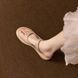 Women Minimalist White Slide Sandals