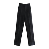 Women Office Straight Pants