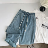 Women Silk Washed Wide Leg Jeans