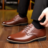 Men Large Size Derby Shoes