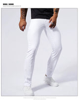 Men White Slim Jeans