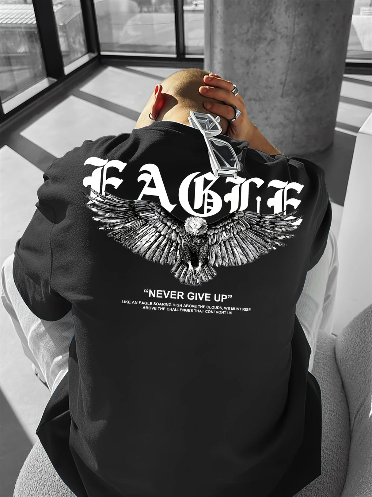 Men Cotton Graphic T-Shirt