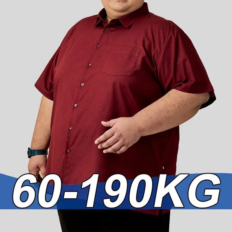 Men Plus Size Work Shirt