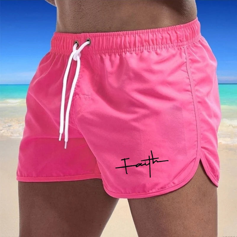 Men Casual Beach Swim Trunks
