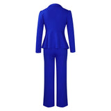Women Plus Size Long Sleeve Pants Set