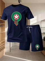 Men Printed Sportswear Set