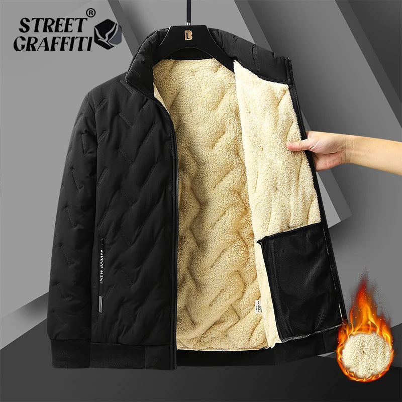 Men's Plus Size Winter Cotton Jacket 2025