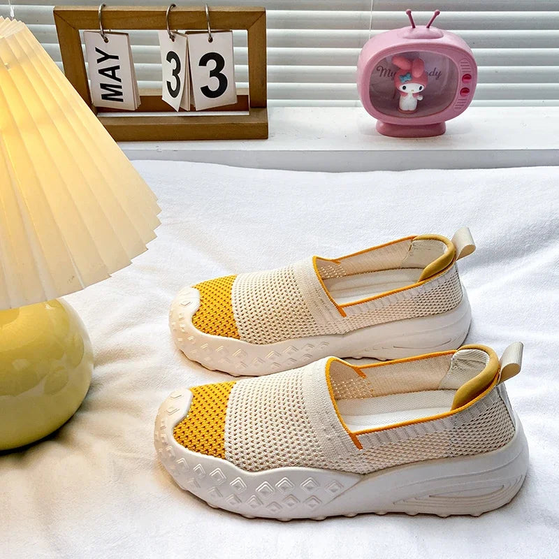 Mesh Knit Slip-On Loafers – Lightweight & Breathable 2025