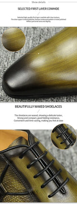 Men Leather Oxfords – 2025