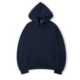 Men's Oversize Hoodie – Solid Black Pullover