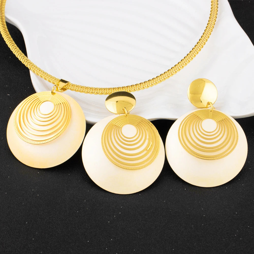 Dubai Nigerian Gold Jewelry Set