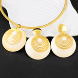 Dubai Nigerian Gold Jewelry Set