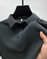 Men Ice Silk Polo Shirt